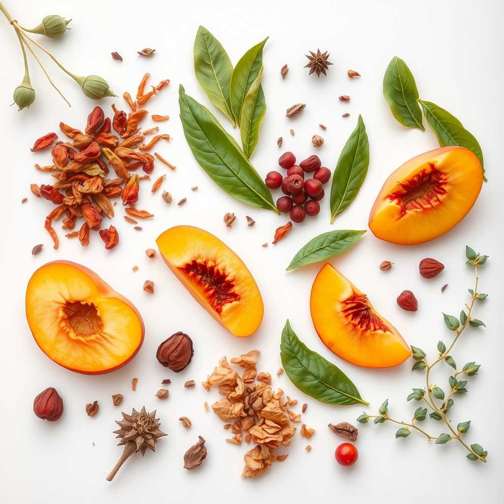 Key ingredients: herbs, goji berries, peach